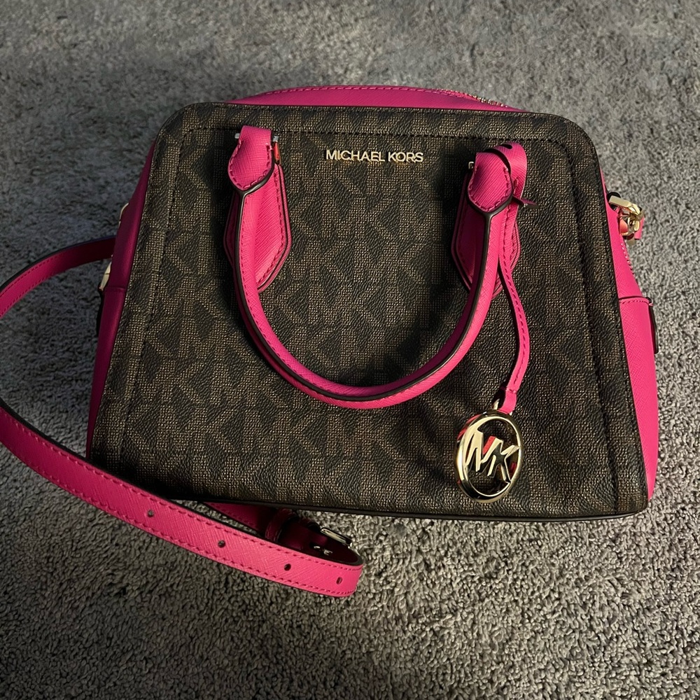 Brand New Michael Kors Ayden Medium Satchel Rare Color
